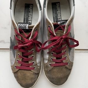 Mens Golden Goose Super-Star Sneakers